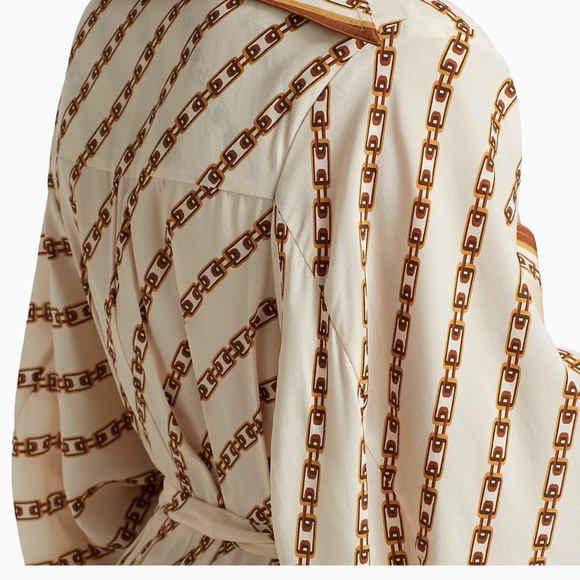 Zimmermann Women's Tuck Midi-Shirtdress with Chain - Picture 5 of 5